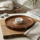 Wooden Rotating Serving Platter
